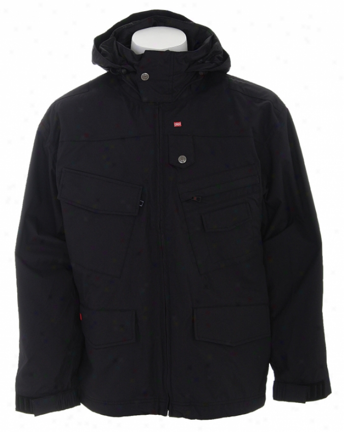 Foursquare Wright Snowboard Jacket Black