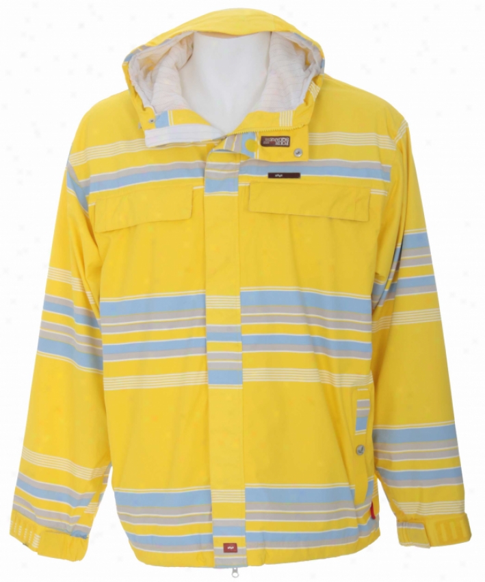 Foursquare Wright Snowboard Jacket Brilliance Polo Stripe