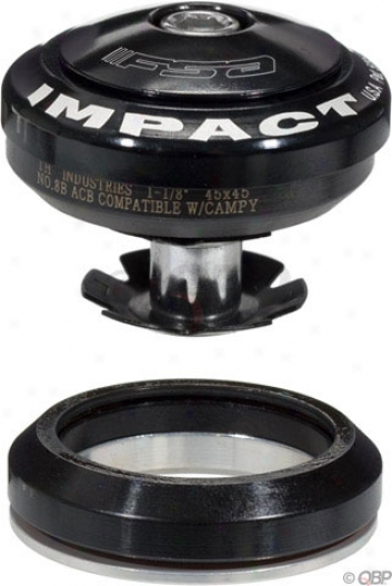 Fsa Impact Interal 1-1/8 Headset Blac Camp/dtgl Cmpt Hybrid Acb