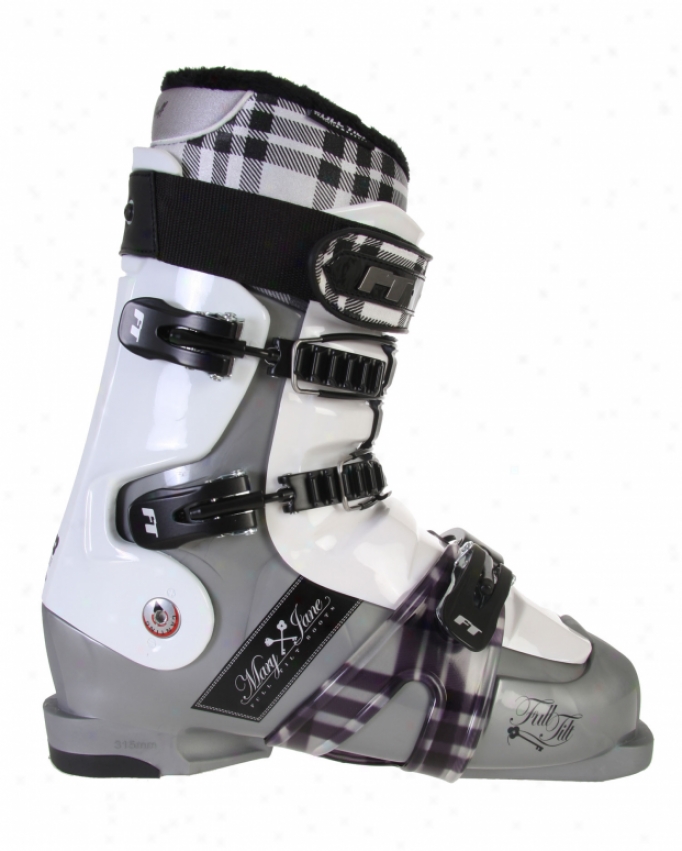 Full Tilt Mary Jane Ski Boots Grey/black White Plaid