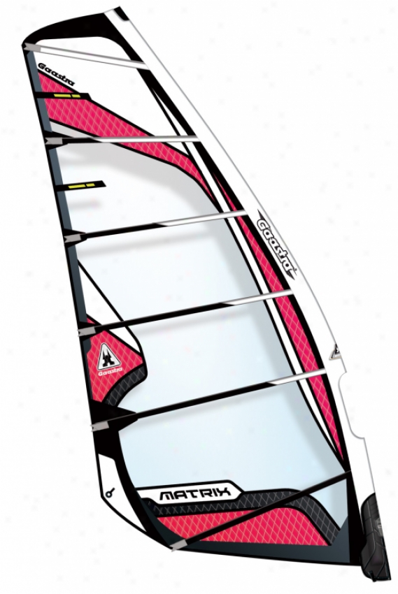 Gaastra Matrix iWndsurfing Sail 7.5 Black/red