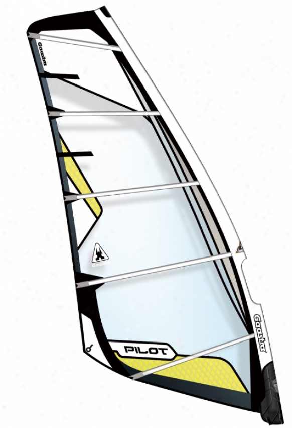 Gaastra Pilot Windsurfing Sail 7.0 White/yellow
