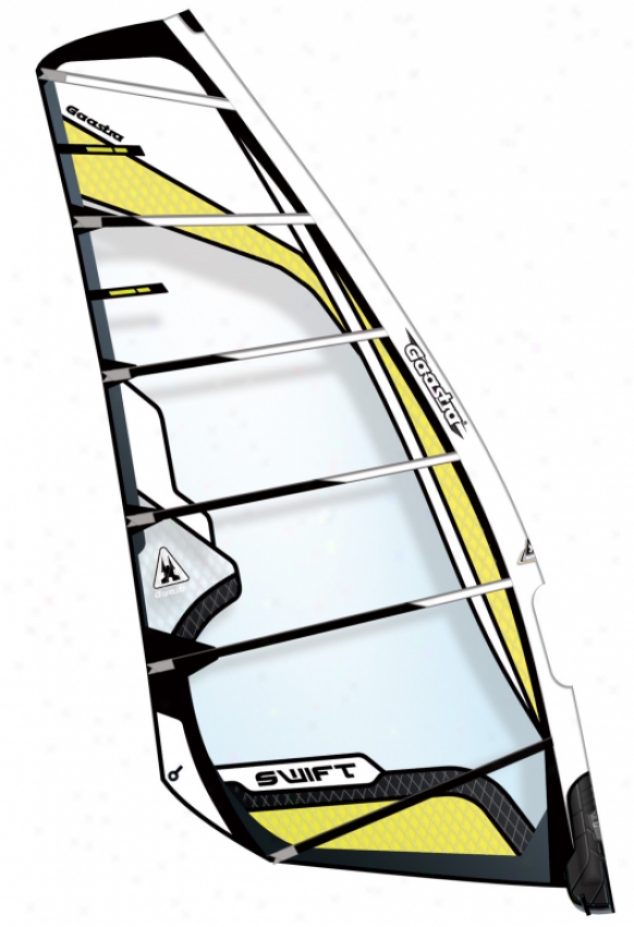 Gaastra Swift Windsurfing Sail 6.5 Black/yellow