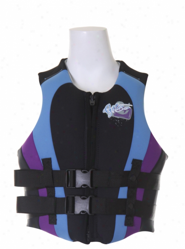 Gator Boards Gb Allegance Wakeboard Vest Cga Black/blue/purple