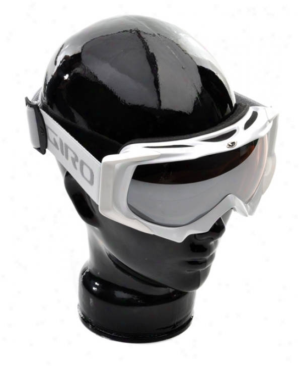 Giro Roots Snowboard Goggles White Rose Silver