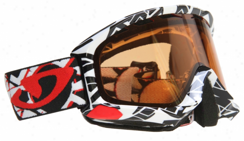 Giro Station Snowboard Goggle Black/poncho Red/persimmon Lens