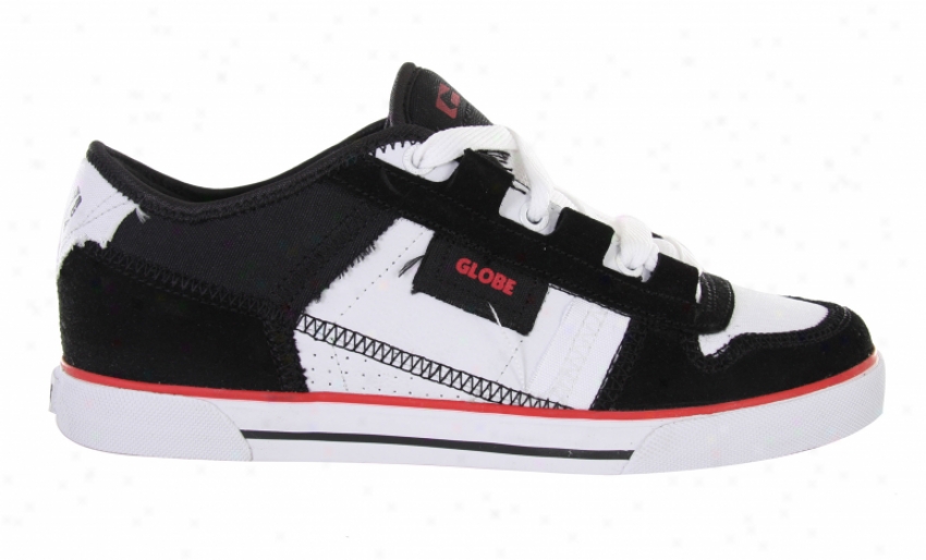 Globe Appleyard Vagrant Skate Shoes Black/white/red