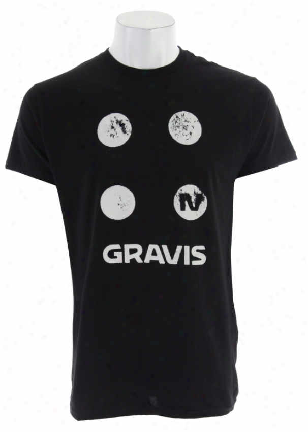 Gravis Iv 4 Dot Fitted T-shirt True Black
