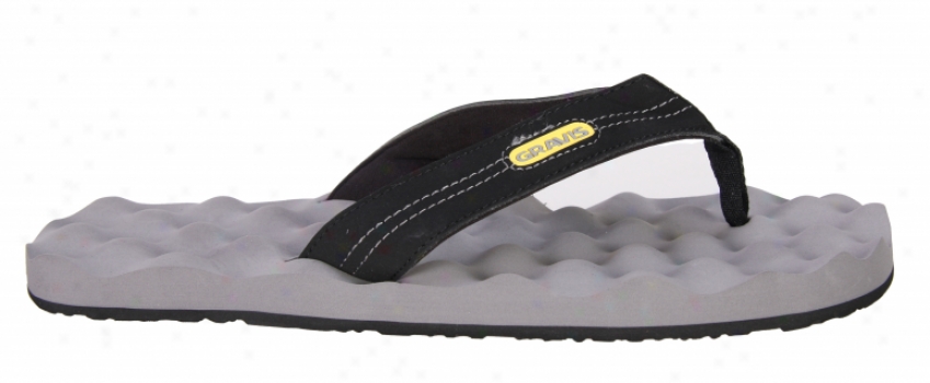 Gravis Soundcheck Sandals Jet Black/frost Gray