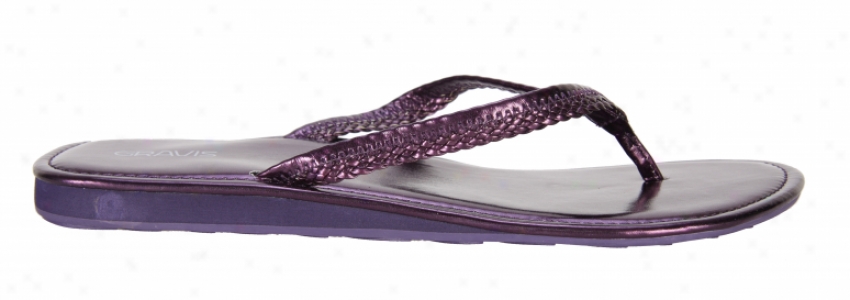 Gravis Teba Sandals Deep Purple