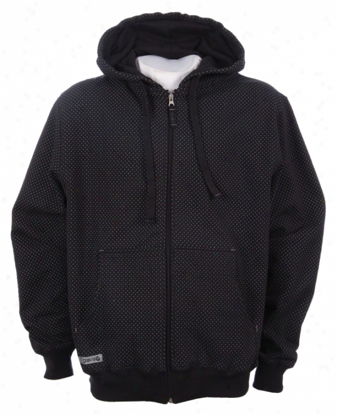 Gravis Transit Hoodie Blaxk Microdot