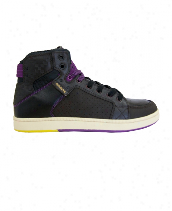 Gravis Viking Hi Skate Shoes Phoenix Blcak