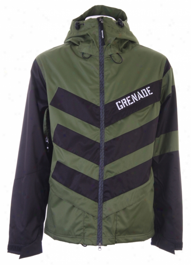 Grenade Chevron Snowboard Jacket Green