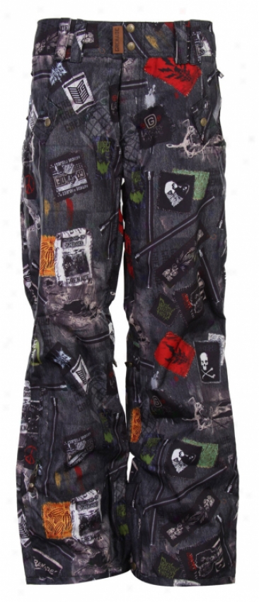 Grenade Elvira Snowboard Pants Black Denim