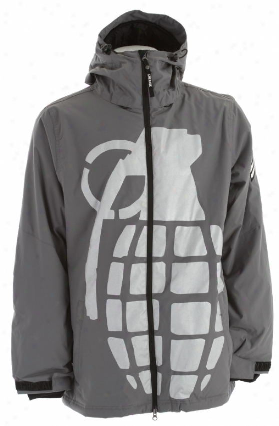 Grenade Exploiter Snowboard Jacket Grey