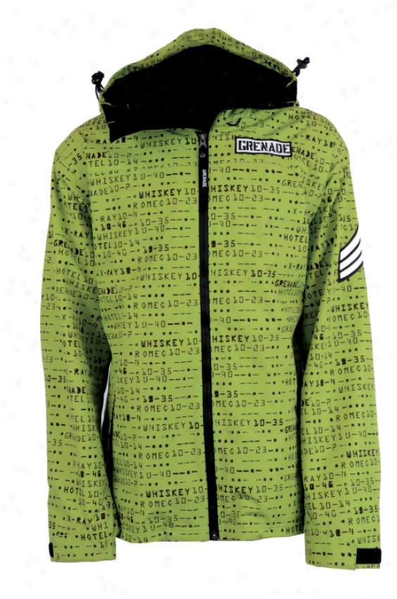 Grenade Matrix Snowboard Jacket Slime