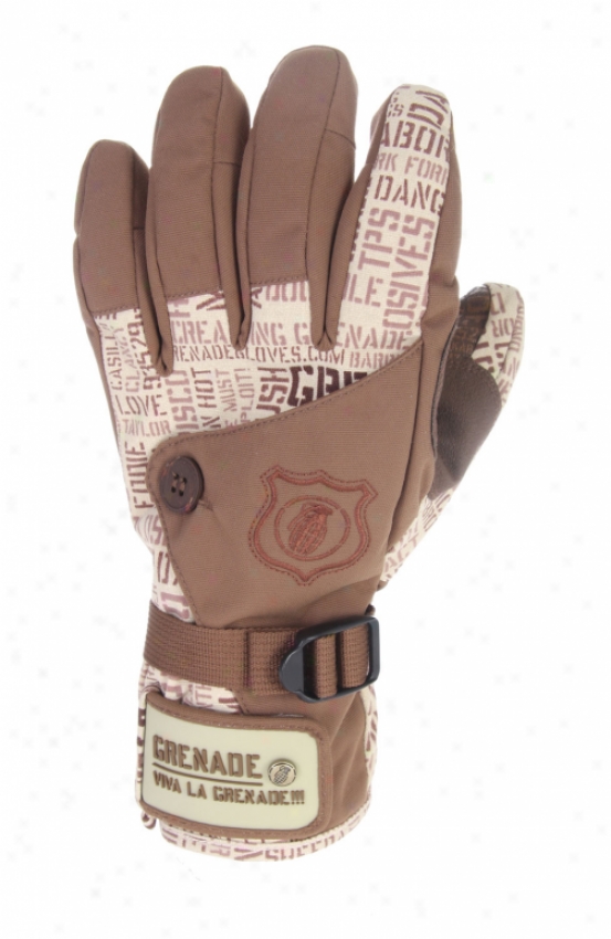 Grenade Mcglovin Snowboard Gloves Brown