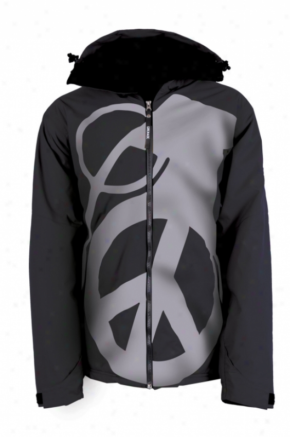 Grenade Peace Bomb Snowboard Jacket Black