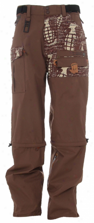 Grenade Stryker Insulated Snowboard Pants Brown