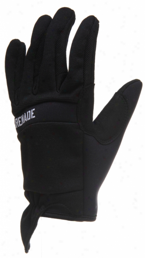 Grenade Team Cc935 Snowboard Gloves Murdered Out Black