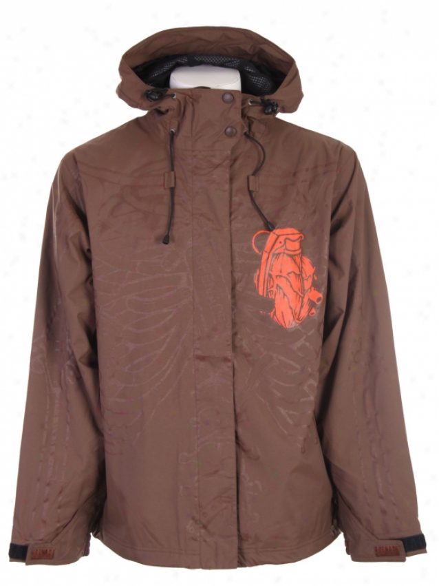 Grenade Unbreakable Snowboard Jacket Brown