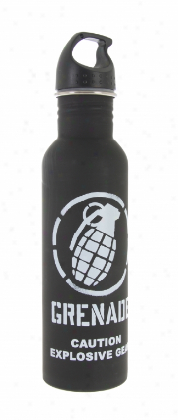 Grenade Waterbottle Black/matte White