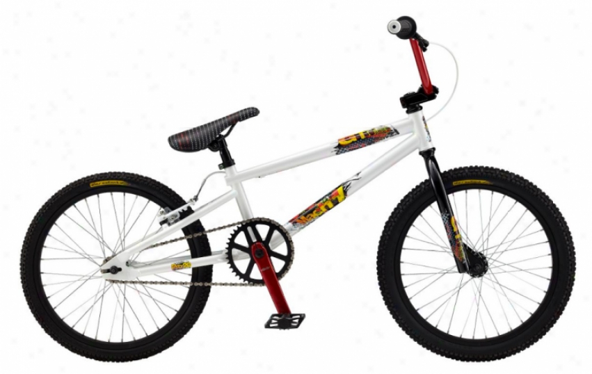 Gt Mach Individual Pro White Bmx Bike White 20&quot;