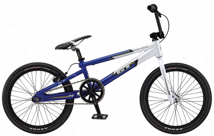 Gt Power Succession Xl Bmx Bike White/blue 20&quot;