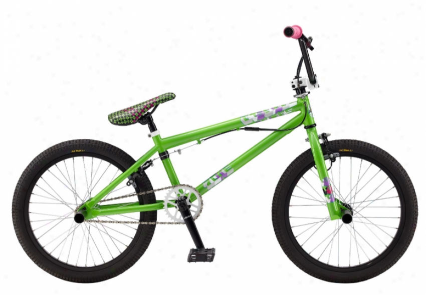 Gt Zone Bmx Bike Lime Green 20&quot;