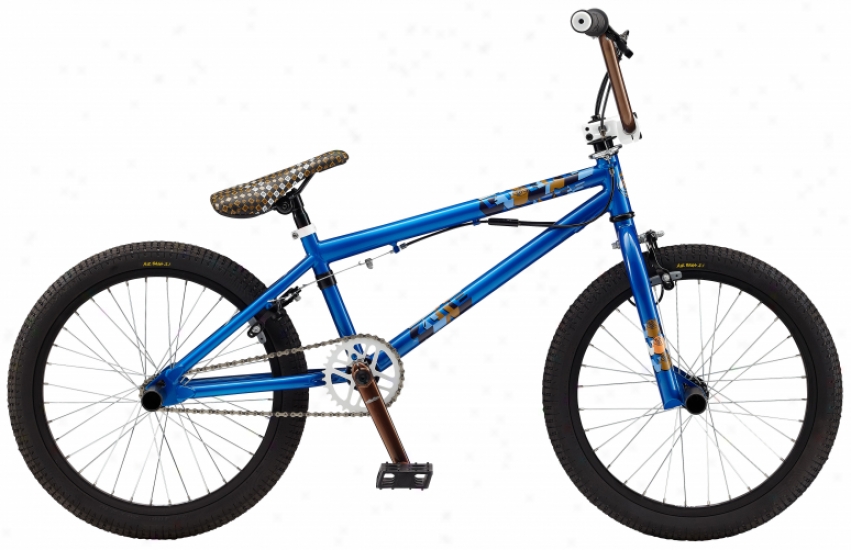 Gt Zone Bmx Bike Vivid Blue 20&quot;