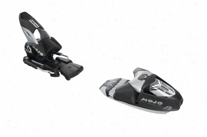 Head Mojo 12 Remote Ski Bindings Matt Black/silver