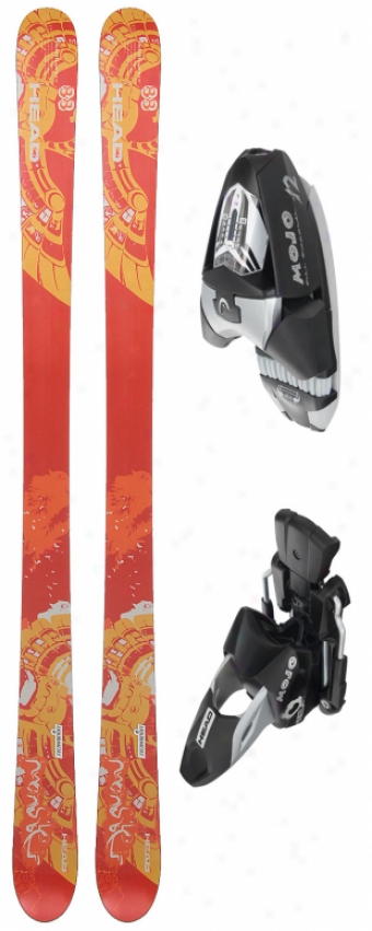 Person Prodigy Im 88 Sw Skis Red/orange