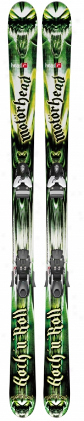 Head Rock&&apos;n Roll 94 Skis W/ Mojo 12 Wide Bindings Matte Black/silver 97mm