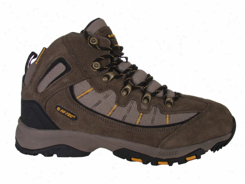 Hitec Haka Trail Wp Hiking Shoes Smokey Brn/taupe/gold