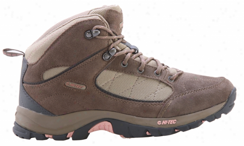 Hitec Kuleni Mid Hiking Shoes Smokey Brn/taupe/bloom