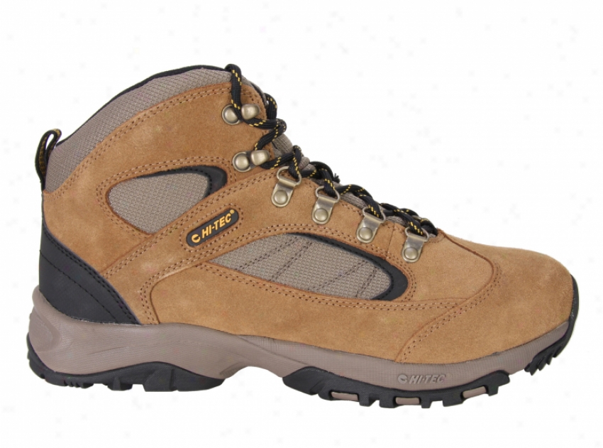 Hitec Midland Mid Hiking Shoes Bone/taupe/gold