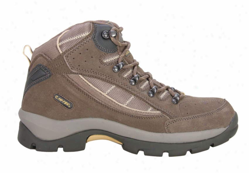 Hitec Seronga Mid Hiking Shoes Sm Brown/taupe/gldn Hz