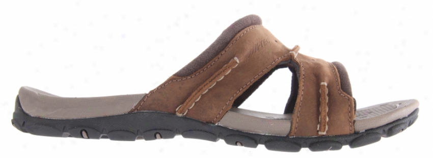 Hitec Table Mountain Slide Sandals Dark Chocolate/taupe