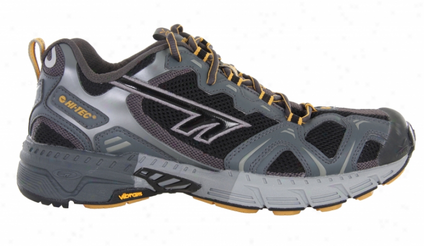 Hitec V-lite Trail Eruption Hiking Shoes Black/charcoal/mustard