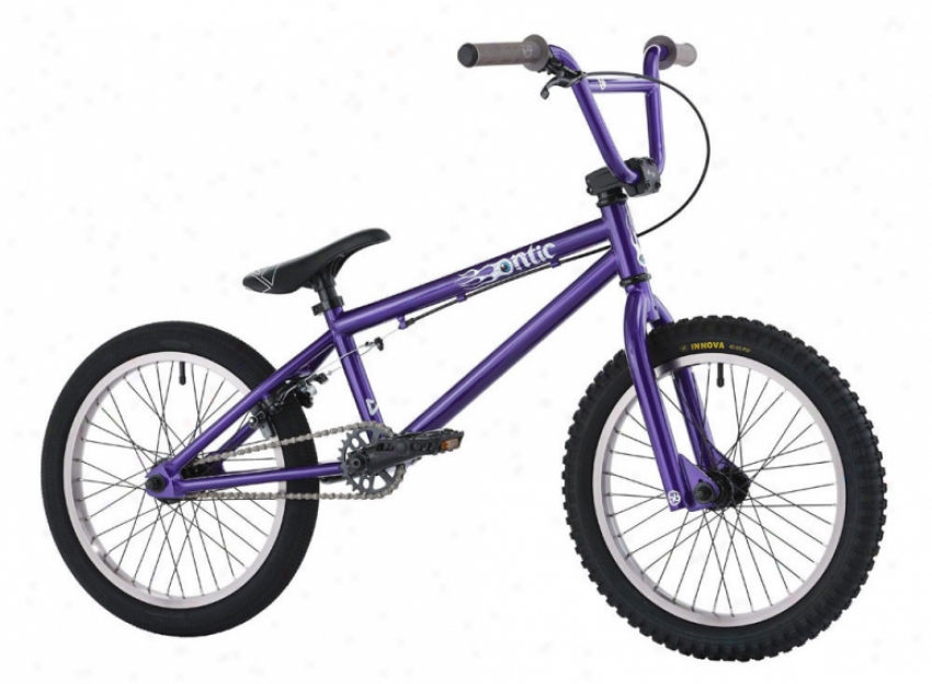 Hoffman Ontic 18 Bmx Bike Ano Purple 18in