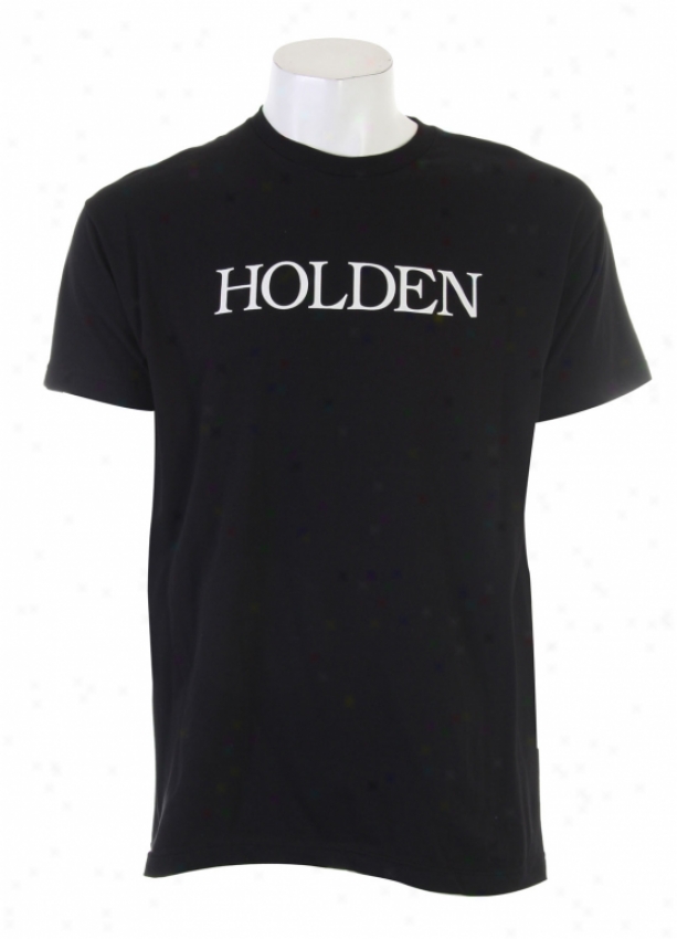 Holden Bookman Loggoo T-shirt Black