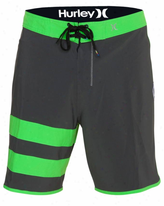 Hurley Phantom Block Party Solid Boardshorts Cinder Green