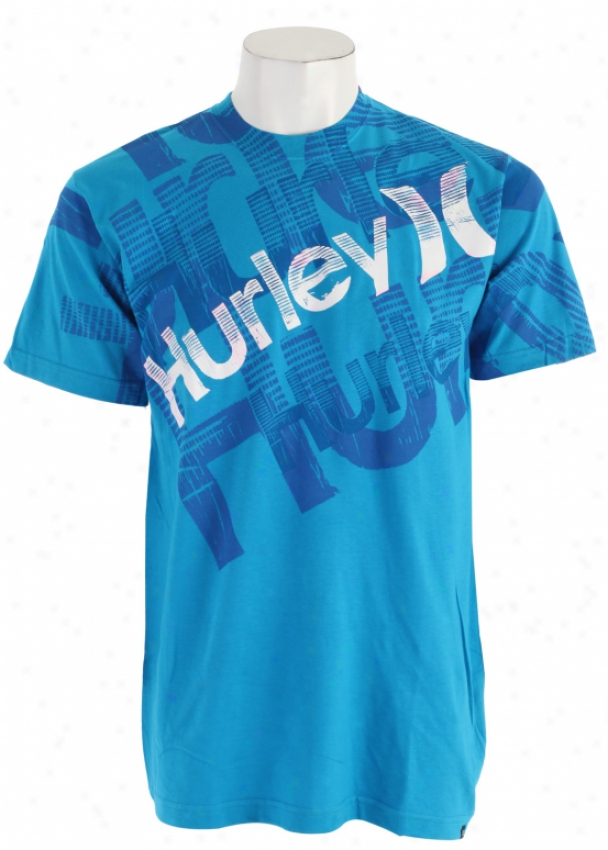 Hurley Variegated T-shirt Cyan