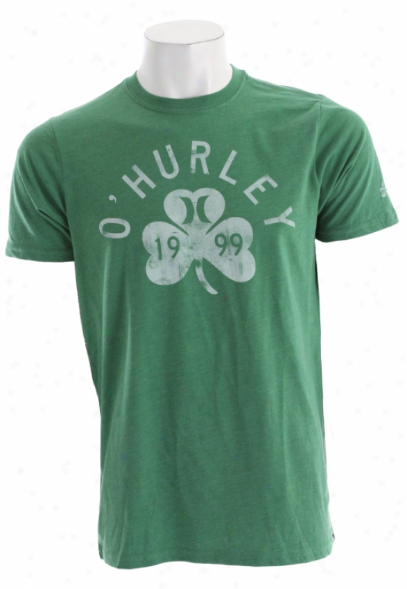 Hurley Whats The Craic? T-shirt Heather Kelly Green