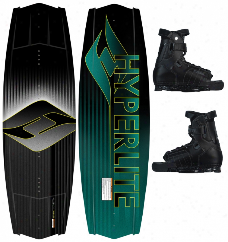 Hyperlite Tribute Wakeboard 137 W/ Point of concentration Bindings