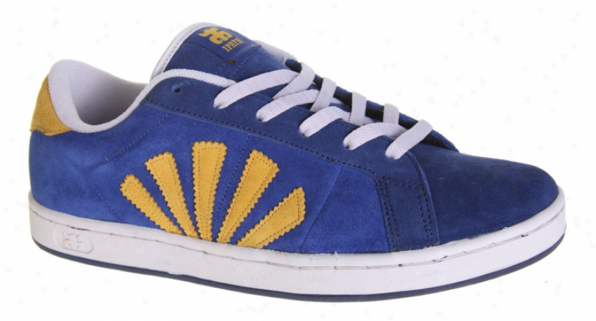 Ipath Lyon Skate Shoes Navy/yeolow Suede