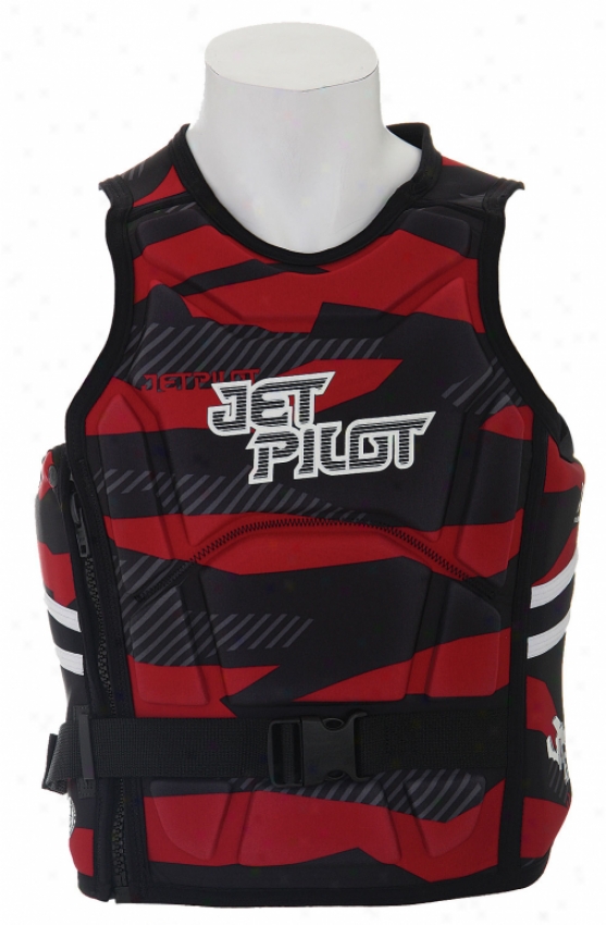 Jet Pilot A-10 Molded S/e Comp Non Cga Wakeboard Vest Red