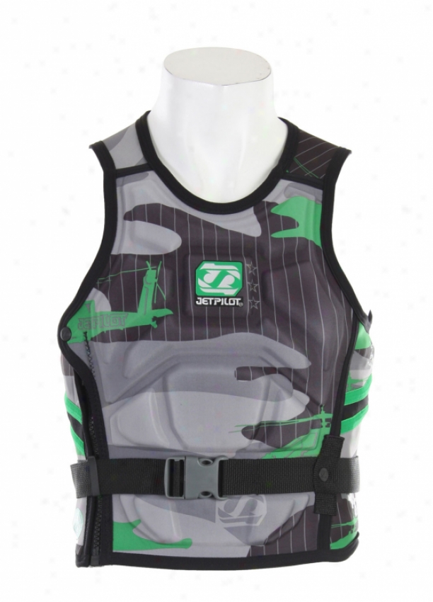 Jet Pilot A-10 Molded S/e Comp Wakeboard Vest Grey