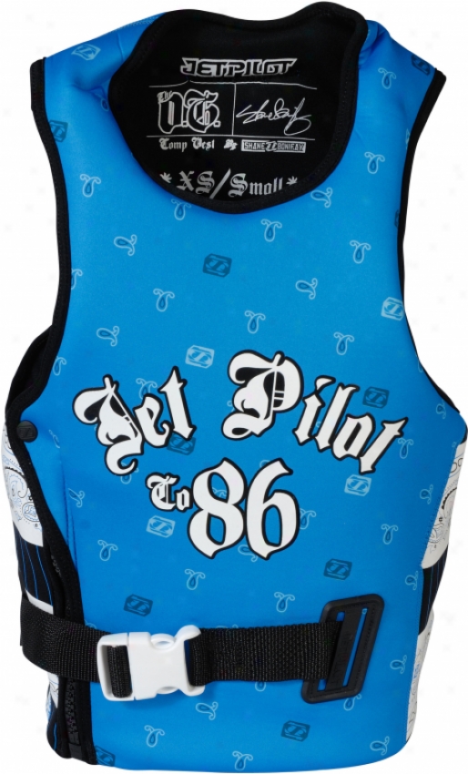 Jet Pilot Og Comp Wakeboqrd Vest Blue