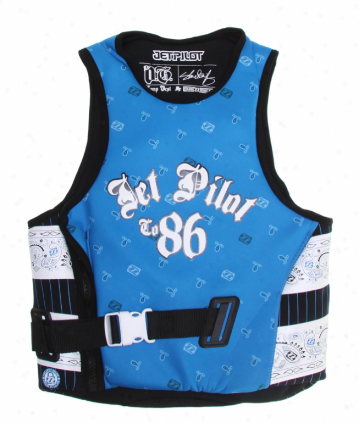 Jet Pilot Og Comp Wakeboard Vest W/ Utak Lining Blue